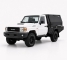 Kit plateau australien avec hardtop 3/4 Alublack pour Toyota Land Cruiser 79 simple cabine