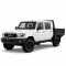 Kit plateau australien avec ridelles Alublack pour Toyota Land Cruiser 79 double cabine