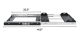 Support coulissant pour réfrigérateur ICECO VL75PROD / VL90PROD