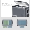 Réfrigérateur-congélateur ICECO VL Pro 45 L double compartiments gris