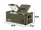 Réfrigérateur congélateur ICECO VL Pro 75L double compartiments olive