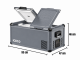 Réfrigérateur congélateur ICECO VL Pro 75L double compartiments gris