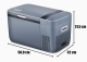 Réfrigérateur-congélateur ICECO GO20 20L double compartiments gris