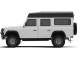 Toit relevable Alu-Cab Icarus noir pour Land Rover Defender 110