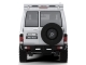 Toit relevable Alu-Cab Hercules G2 blanc pour Toyota Land Cruiser 75 & 78