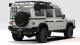 Toit relevable Alu-Cab Silenus blanc pour Ineos Grenadier avec auvent 270° gauche et support