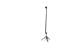 Lampe télescopique d'extérieur LED OuTask TD-2 noir