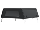 Hardtop Alu-Cab Explorer lisse noir pour Toyota Hilux Travo 2026+ double cabine