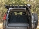 Console de rangement de toit arrière noir Kaon pour Toyota land cruiser 150