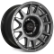 JANTE ALUMINIUM RENFORCE RAID EVO CORSE DAKAR SUPER ZERO 8.5x17" ET -12 GRIS ANTHRACITE POUR TOYOTA HZJ/FZJ/GRJ/VDJ71/76/78/79/105