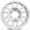 Jante aluminium renforcée raid Evo Corse DakarZero 7x15 ET0 blanche pour Toyota série 40, HJ60/61 et LJ70/73