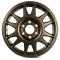 jante aluminium renforcée raid Evo Corse DakarZero 7x15 ET0 bronze mat pour Toyota série 40, HJ60/61 et LJ70/73