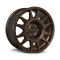 jante aluminium renforcée raid Evo Corse DakarZero 7x15 ET0 bronze brillant pour Toyota série 40, HJ60/61 et LJ70/73
