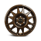 jante aluminium renforcée raid Evo Corse DakarZero 7x15 ET0 bronze brillant pour Toyota série 40, HJ60/61 et LJ70/73