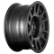 jante aluminium renforcée raid Evo Corse DakarZero 7x15 ET0 anthracite pour Toyota série 40, HJ60/61 et LJ70/73