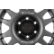 jante aluminium renforcée raid Evo Corse DakarZero 7x15 ET0 anthracite pour Toyota série 40, HJ60/61 et LJ70/73