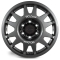 jante aluminium renforcée raid Evo Corse DakarZero 7x15 ET0 anthracite pour Toyota série 40, HJ60/61 et LJ70/73