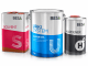 Kit peinture bi-composant anticorrosion BESA pour châssis 4x4 noir RAL 9005