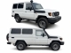 Protections tubulaires de bas de caisse acier 60mm N4 pour Toyota Land Cruiser GRJ78 (la paire)