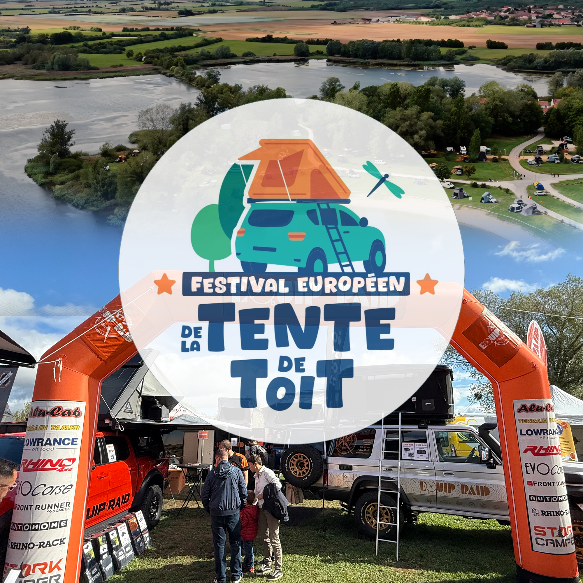 Affiche roof top tent festival 