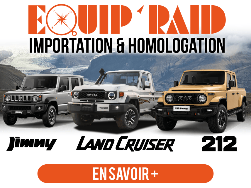 Equip'Raid : le spécialiste de l'importation et homologation de 4x4 en France !