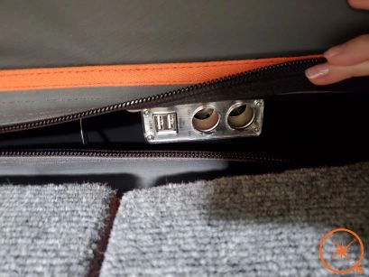 Prises électriques pour alimeter vos accessoires dans le Canopy Camper Alu-Cab