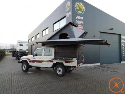 canopy Camper monté sur un véhicule par Equip'raid