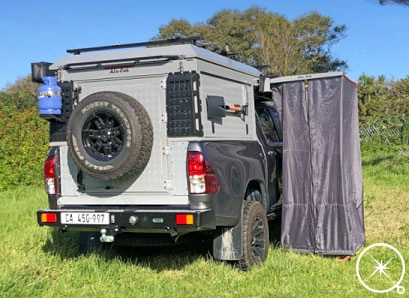 Auvent douche Alu-Cab