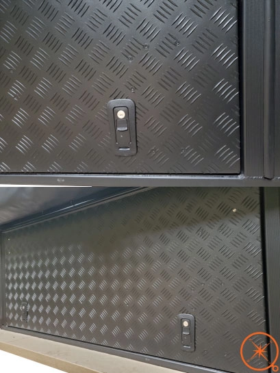 Fermeture à clé des portes du Canopy Camper