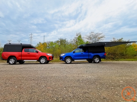 canopy Camper monté sur un véhicule par Equip'raid
