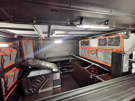 CANOPY CAMPER ALU CAB NOIR POUR EXTRA CABINE