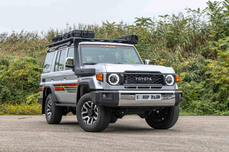 TOYOTA GRJ 76 IMPORTATION SANS MALUS EURO6 FRANCE EQUIP'RAID PREPARATION 4X4