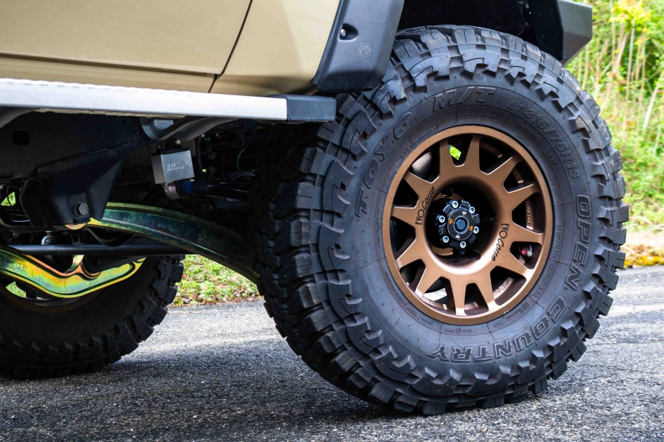 Toyota Land cruiser 78 vdj vdj78 jante evo corse dakar zero raid bronze