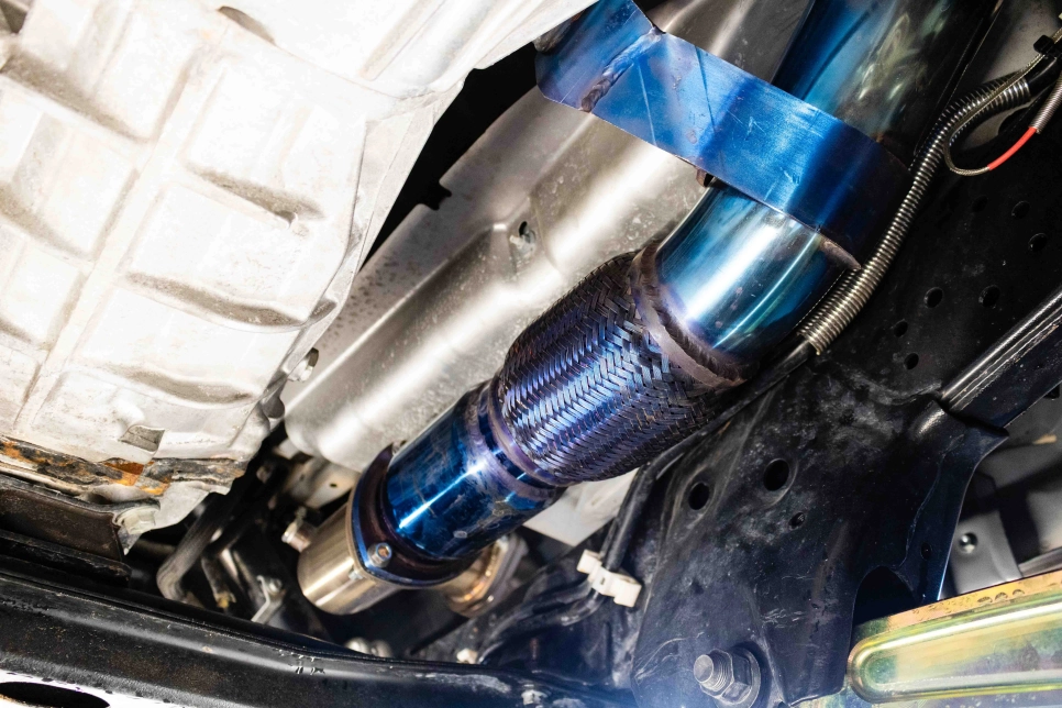 Toyota Land cruiser 78 vdj vdj78 ligne echappement inox