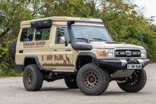 Toyota Land cruiser GRJ78 préparé par equip'raid