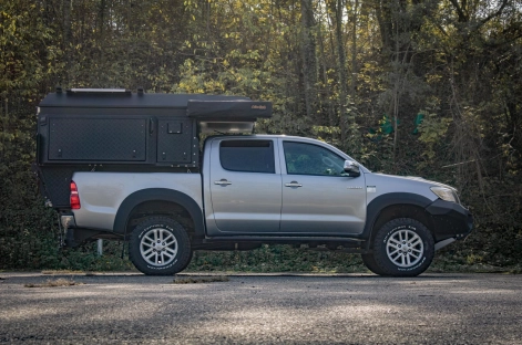 Cellule Alu-Cab Khaya de profil