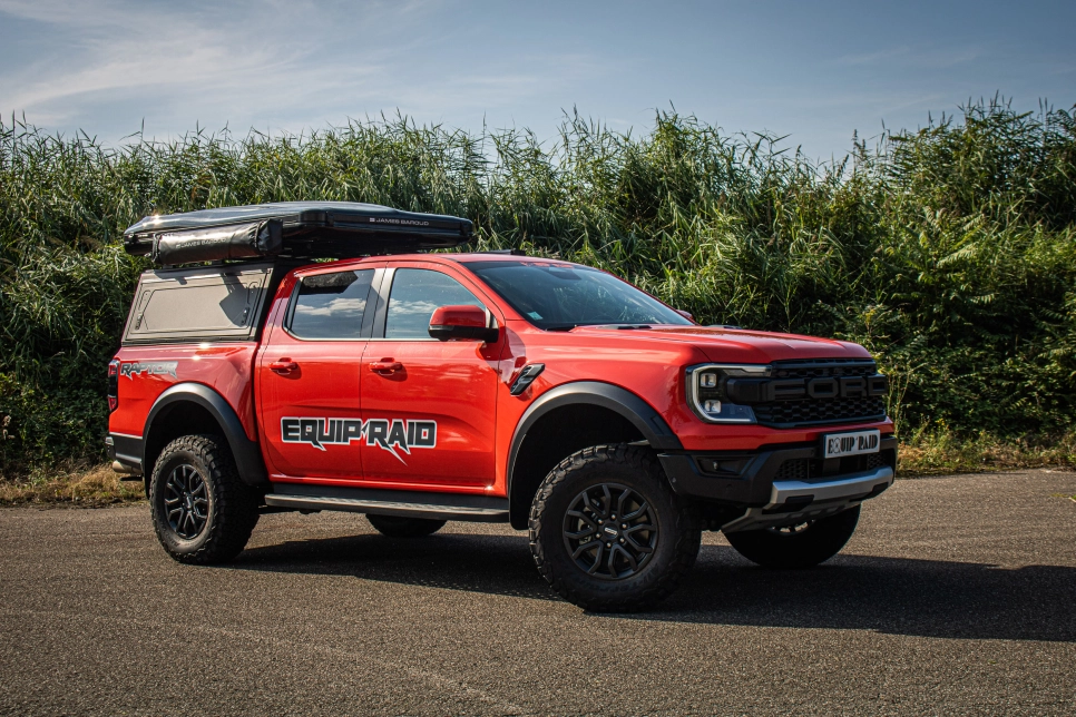Ford Ranger Raptor Alu-Cab James Baroud préparé par Equip'Raid