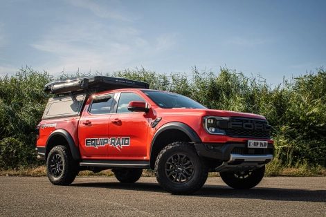 Ford Ranger Raptor Alu-Cab James Baroud préparé par Equip'Raid