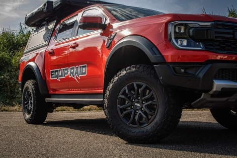 Ford Ranger Raptor Alu-Cab James Baroud préparé par Equip'Raid
