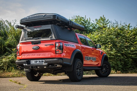 Ford Ranger Raptor Alu-Cab James Baroud préparé par Equip'Raid