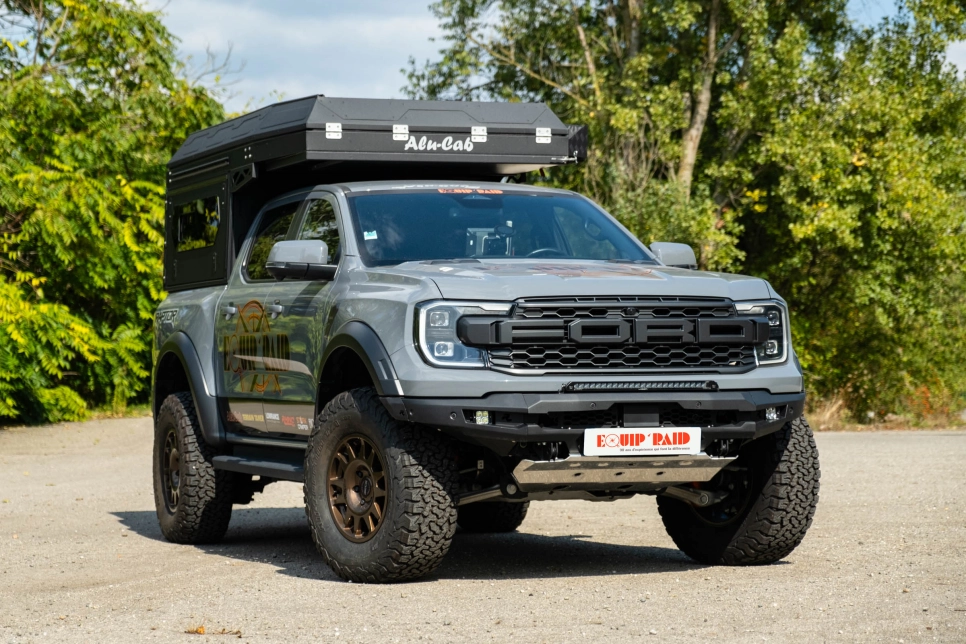 Ford Ranger Raptor 2023 équipé par equip'raid gps modcap