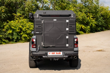 Ford Ranger Raptor 2023 équipé par equip'raid modcap alu-cab