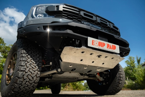 Ford Ranger Raptor 2023 équipé par equip'raid Modcap blindage Rival