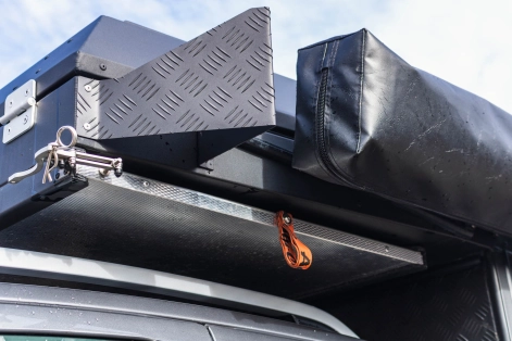 Table d ecamping Alu-Cab et son support