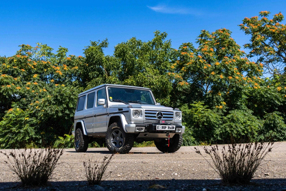 Mercedes Class g équipé pour le raid par Equip'Raid Mulhouse
