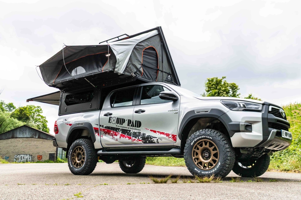 Le modcap family monté sur Toyta Hilux revo V6 importé Alu-Cab Equip'Raid