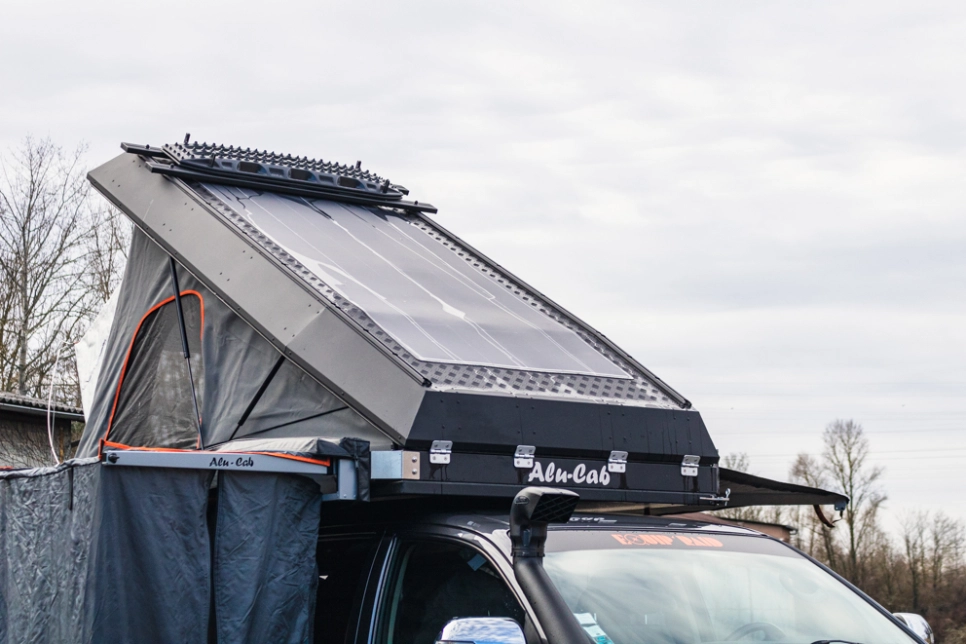 PANNEAU SOLAIRE FLEXIBLE PANDA 300W POUR TENTE CANOPY ET TOIT RELEVABLE ALU-CAB