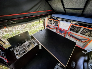 Ford ranger PXII Canopy Camper préparé par equip'raid equipement tout-terrain 4x4 raid bivouac