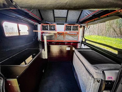 Ford ranger PXII Canopy Camper préparé par equip'raid equipement tout-terrain 4x4 raid bivouac