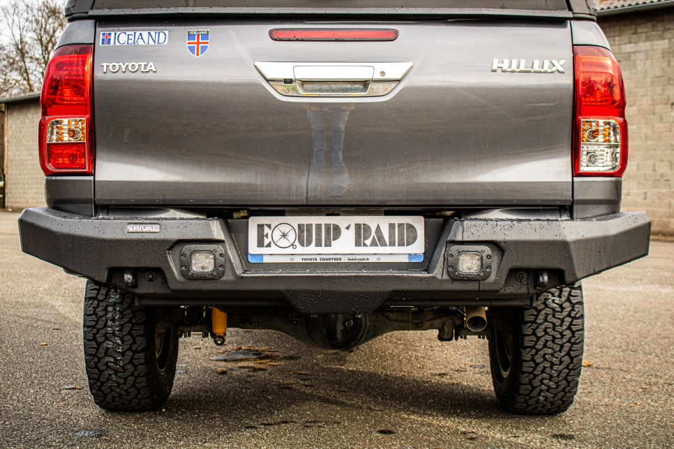 préparation 4x4 equip'raid voyage desert bivouac alsace protection arrière pare choc